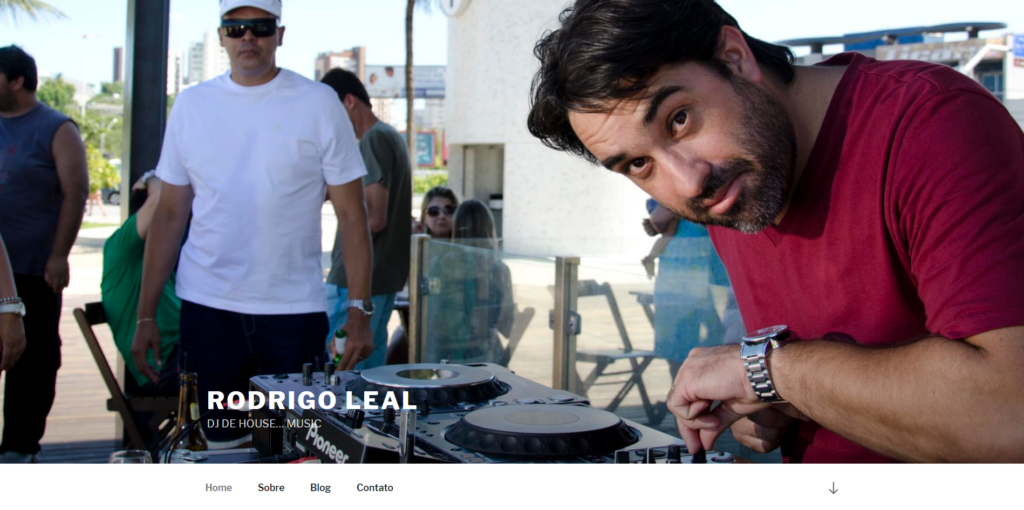 Novo Site do DJ Rodrigo Leal